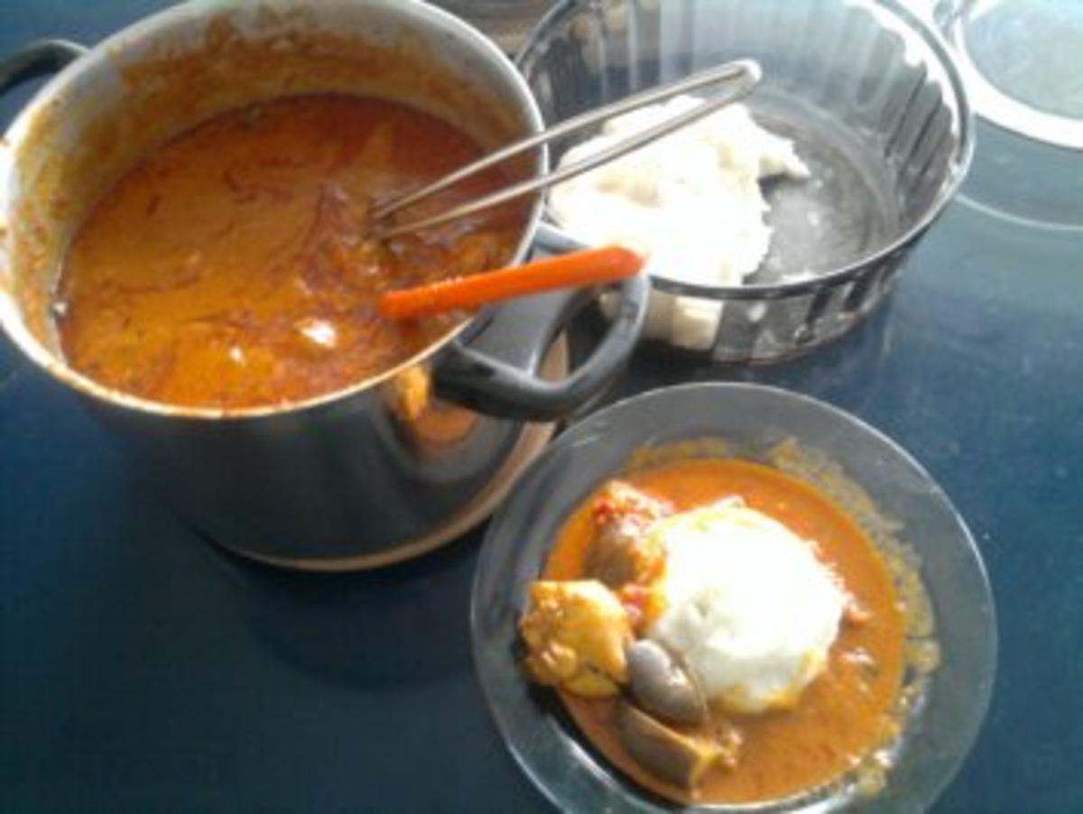 Groundnut Soup & Fufu - Rezept - Bild Nr. 4