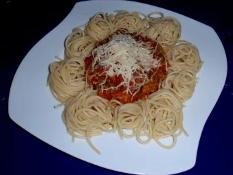 Rezept: Gemüse-Hackfleisch-Pasta mit Spaghetti Bild Nr. 8 Gemüse-Hackfleisch-Pasta mit Spaghetti - Rezept - Bild Nr. 8