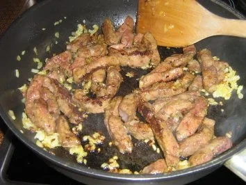 Röschele mit Bratkartoffeln ( Brägele) - Rezept - Bild Nr. 3