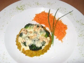 Broccoli-Tortelette ....mit Gemüseboden - Rezept