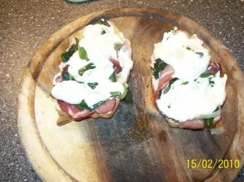 Rezept: kleiner Snack - Aus dem Backofen - Überbackenen Fleischkäse ♥ ♥ ♥ Bild Nr. 5 kleiner Snack - Aus dem Backofen - Überbackenen Fleischkäse ♥ ♥ ♥ - Rezept - Bild Nr. 5