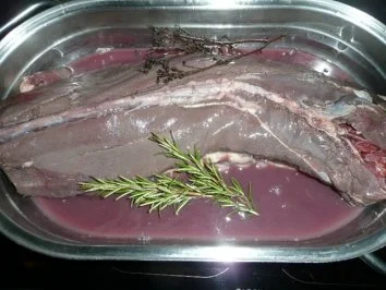 Rezept: WILD/Hauptgericht:Rehrücken in der Haselnusskruste Bild Nr. 3 WILD/Hauptgericht:Rehrücken in der Haselnusskruste - Rezept - Bild Nr. 3