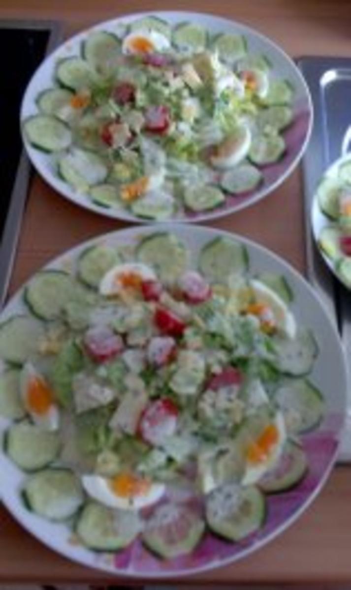 Bunter Salatteller - Rezept