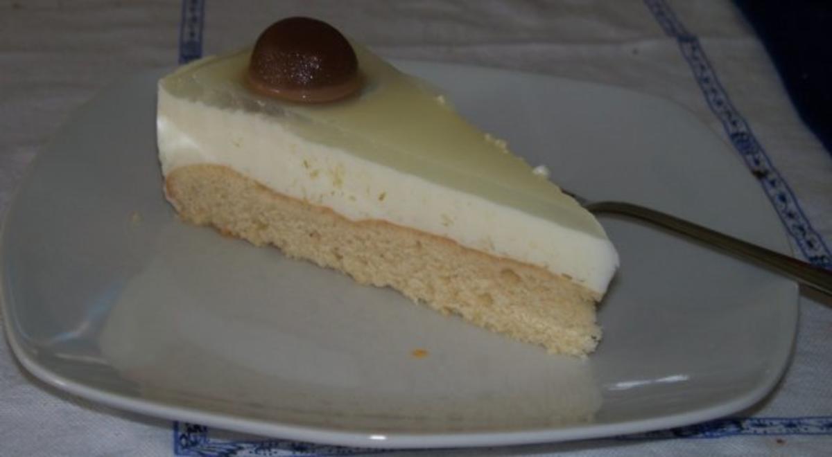 Bilder für Limoncello-Quark-Torte mit Hallorenkugeln - Rezept