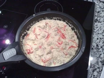 Paprika-Champignons-Reis-Pfanne - Rezept - Bild Nr. 3