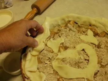 Pie- Birnen Pie von Louisiana - Echt Amerikanisch mit Birnen und Gewuerzen in einer Piekruste - Rezept - Bild Nr. 5