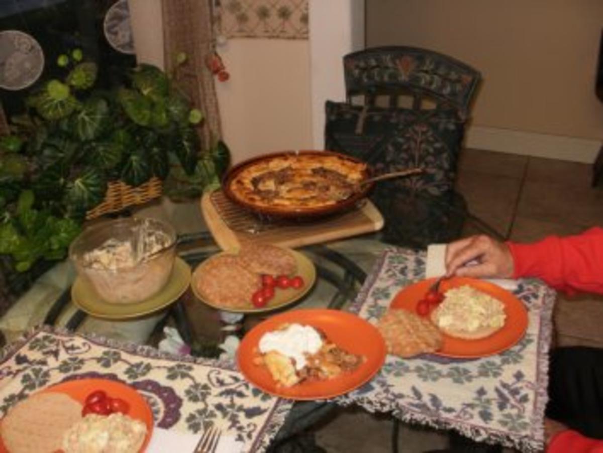 Pie- Birnen Pie von Louisiana - Echt Amerikanisch mit Birnen und Gewuerzen in einer Piekruste - Rezept - Bild Nr. 2