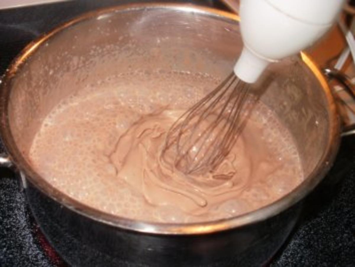 Pudding - Schokolade, Rum und Sahne-  eine leckere Kreme - Rezept - Bild Nr. 3