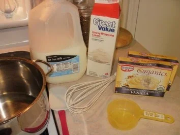 Rezept: Pudding - Schokolade, Rum und Sahne- eine leckere Kreme Bild Nr. 2 Pudding - Schokolade, Rum und Sahne- eine leckere Kreme - Rezept - Bild Nr. 2