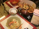 Rezept: Suppe - Spargel, Gemuese und Spaetzle, Huenersuppe selbst gemacht - mit Spaetzel, Schinken oder Huehnerfleisch mit Gemuese Suppe - Spargel, Gemuese und Spaetzle, Huenersuppe selbst gemacht - mit Spaetzel, Schinken oder Huehnerfleisch mit Gemuese - Rezept