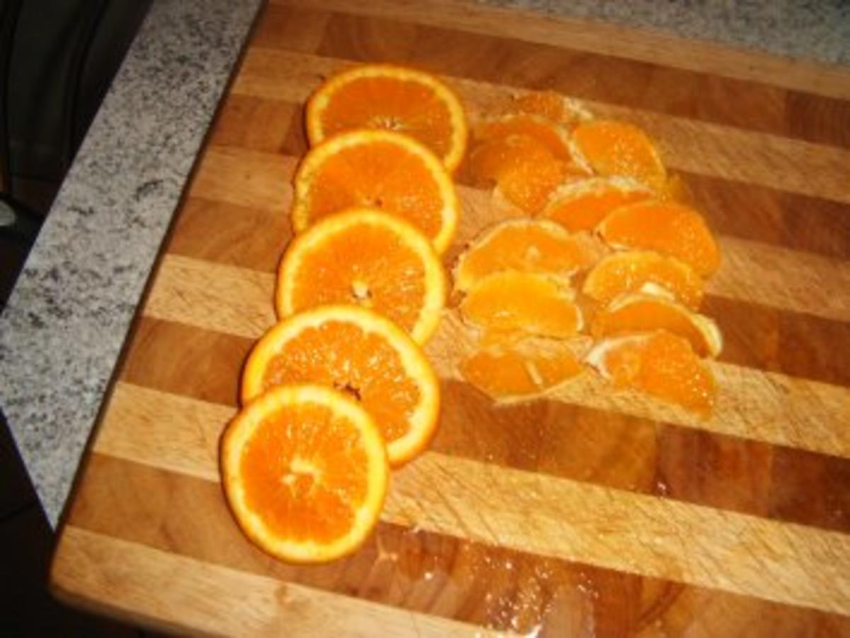 Karamellesierte Orangen auf Quarkcreme - Rezept - Bild Nr. 5