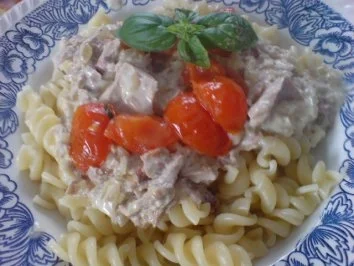 Nudeln mit Thunfischsoße - Rezept - Bild Nr. 2