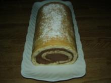 Schokosahne-Roulade - Rezept