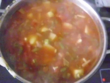 Bohnen-Tomaten-Suppe - Rezept - Bild Nr. 8