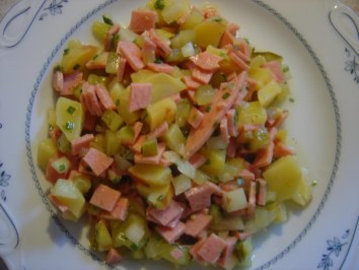 Kartoffel-Wurst-Salat ohne Mayonnaise - Rezept