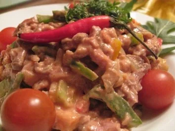 Pikanter Rindfleischsalat - Rezept - Bild Nr. 4