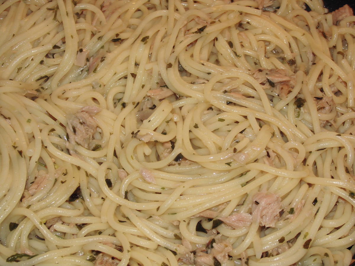 Thunfischspaghetti - Rezept - Bild Nr. 3