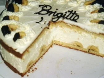 Käsesahne-Torte m Bananenchips - Rezept - Bild Nr. 2