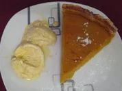 Pumkin-Pie mit Vanilleeis - Rezept