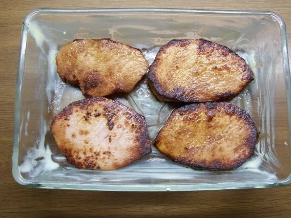 Kartoffelauflauf mit Kassler und Sauerkraut - Rezept