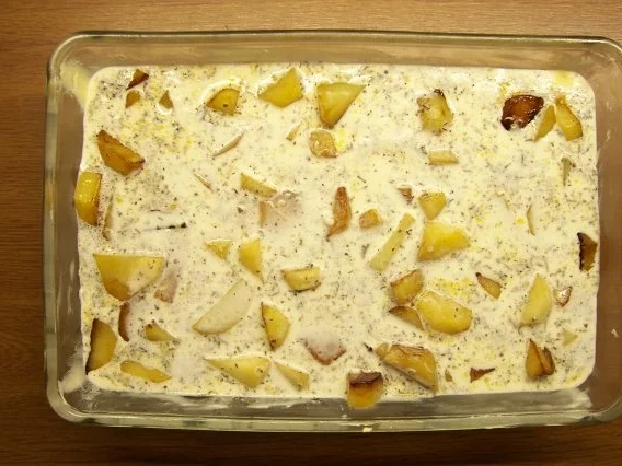 Kartoffelauflauf mit Kassler und Sauerkraut - Rezept - Bild Nr. 3