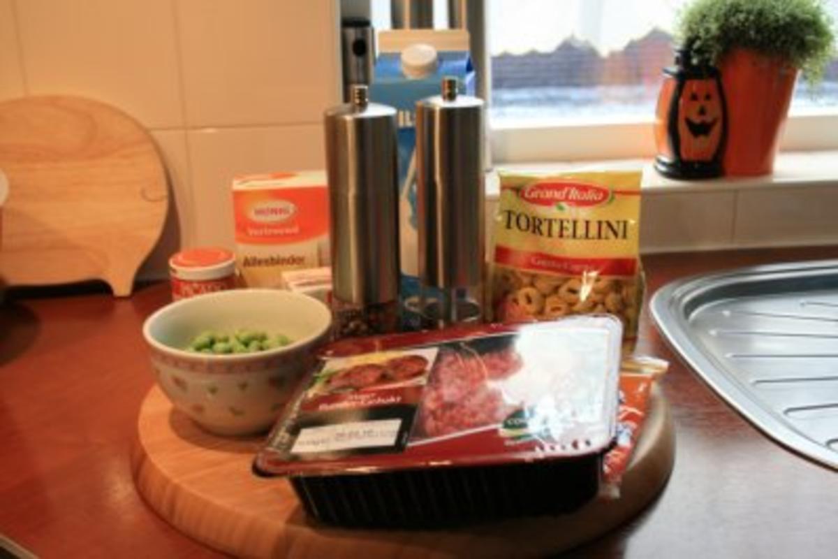 Tortellini mit Hack-Käse-Sosse - Rezept - Bild Nr. 2
