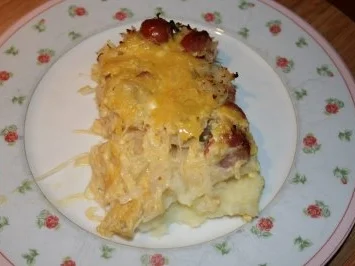 Rezept: Sauerkrautauflauf Bild Nr. 3 Sauerkrautauflauf - Rezept - Bild Nr. 3