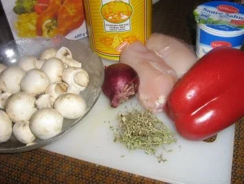 Rezept: Gratinierte Hähnchen-Nudeln Bild Nr. 3 Gratinierte Hähnchen-Nudeln - Rezept - Bild Nr. 3