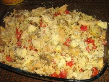 Rezept: Gratinierte Hähnchen-Nudeln Bild Nr. 8 Gratinierte Hähnchen-Nudeln - Rezept - Bild Nr. 8