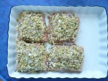 Rezept: Lachsfilet mit Kräuterkruste Bild Nr. 4 Lachsfilet mit Kräuterkruste - Rezept - Bild Nr. 4