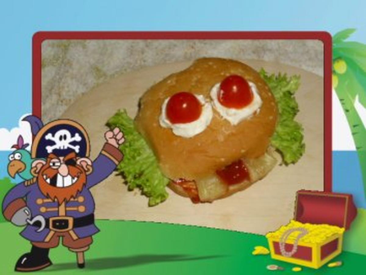 Smiley Burger - Rezept