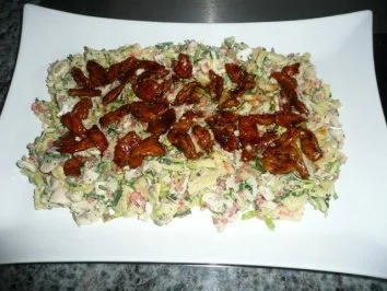 Rezept: SALAT/FLEISCH:Lauch-Ananas mit Hähnchenbrustfilet Bild Nr. 5 SALAT/FLEISCH:Lauch-Ananas mit Hähnchenbrustfilet - Rezept - Bild Nr. 5