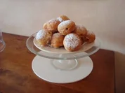 hettes - spezial - alle Jahre wieder ( nicht das Christkind ) sondern Fasnetsküchle mit Schodosoße - Rezept