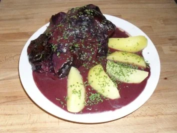 Rotkohlrouladen - ohne Fleisch - Rezept