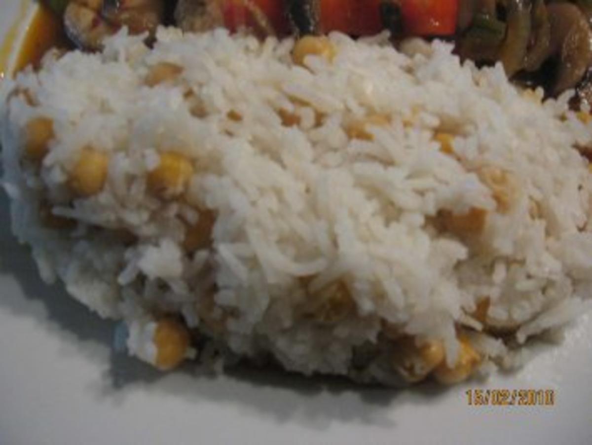 Kichererbsen-Pilaw (Reis verfeinert mit Kichererbsen, Türkischer Reis) - Rezept