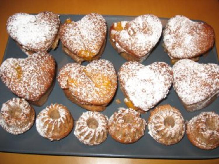 Mandarinen-Joghurt-Herz-Muffins/ Ohne Ei! - Rezept - kochbar.de