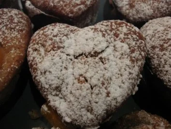 Rezept: Mandarinen-Joghurt-Herz-Muffins/ Ohne Ei! Bild Nr. 3 Mandarinen-Joghurt-Herz-Muffins/ Ohne Ei! - Rezept - Bild Nr. 3