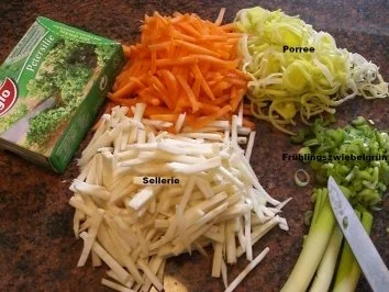 Suppe:   RINDFLEISCHBRÜHE mit Marklößchen - Rezept - Bild Nr. 2