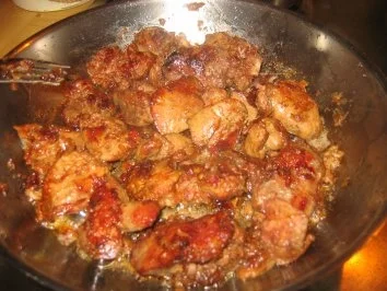 Fleisch: Hähnchenleber im Asia Kleid! - Rezept - Bild Nr. 6