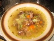 Suppe: Geröstetes Rindfleisch Süppchen! - Rezept