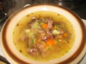 Suppe: Geröstetes Rindfleisch Süppchen! - Rezept