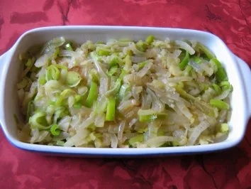 Kasslerpfännchen mit Lauch und Apfel - Rezept - Bild Nr. 6