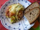 Kasslerpfännchen mit Lauch und Apfel - Rezept
