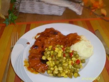 Rezept: Zwiebelschnitzel aus dem Ofen Zwiebelschnitzel aus dem Ofen - Rezept