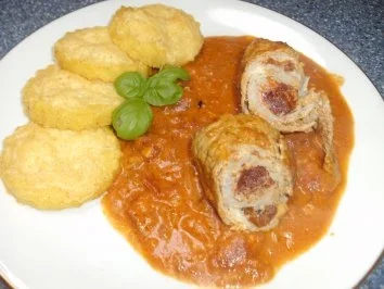 Rezept: Schnitzelröllchen " mediteran " Schnitzelröllchen " mediteran " - Rezept