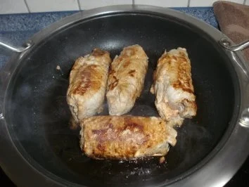 Rezept: Schnitzelröllchen " mediteran " Bild Nr. 3 Schnitzelröllchen " mediteran " - Rezept - Bild Nr. 3