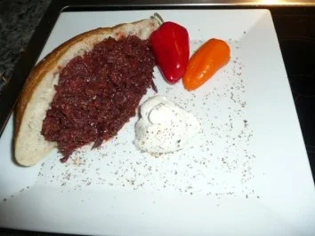 HAUPTGERICHT/FLEISCH:Hackfleischpfanne mit Rotkohl - Rezept