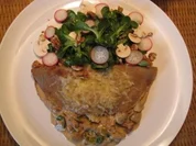 Buchweizenpfannkuchen gefüllt mit Pilzragout - Rezept