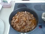 Geschnetzeltes mit Reis und Gurkensalat - Rezept