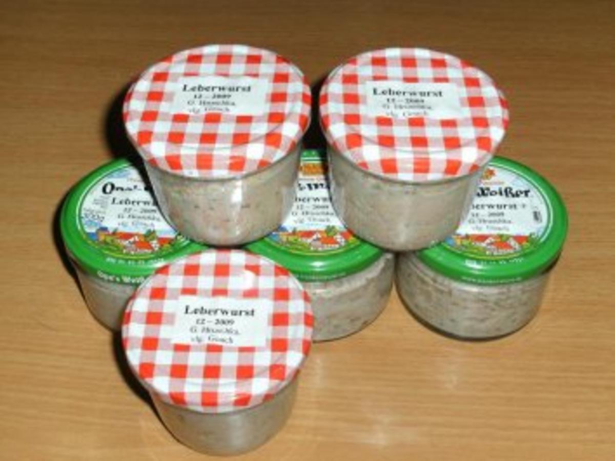 Wursten Hausgemachte Pfälzer Leberwurst Rezept kochbar de